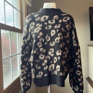 NWOT F21 Leopard Sweater